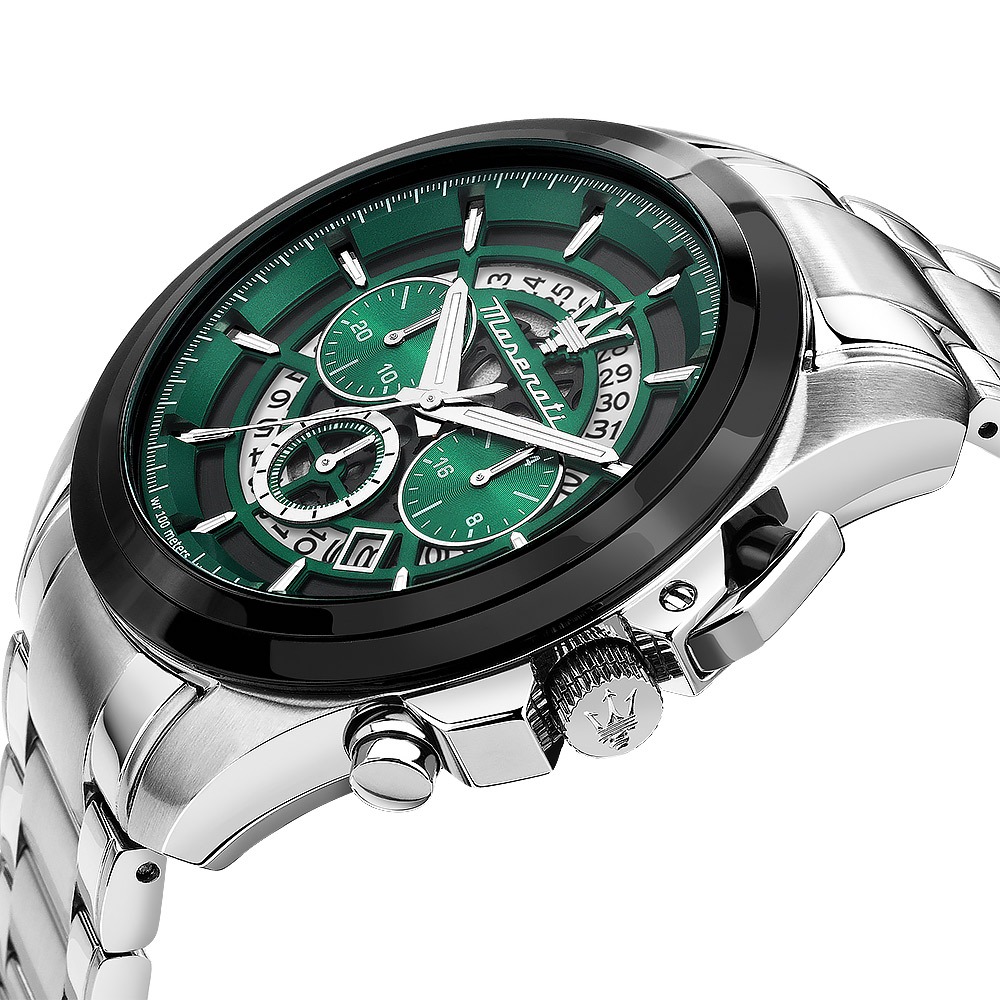 MASERATI 瑪莎拉蒂 Traguardo 計時石英手錶-45mm R8873612060, , large
