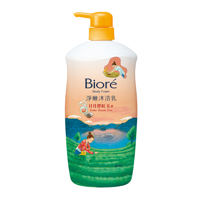 Biore Body Foam Ruby Black Tea, , large
