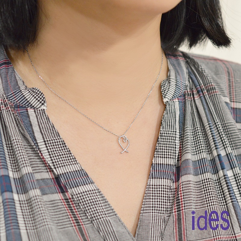 [ides愛蒂思] 成年禮 生日禮 日系輕珠寶OL系列設計款14K金項鍊鎖骨鍊/守護, , large