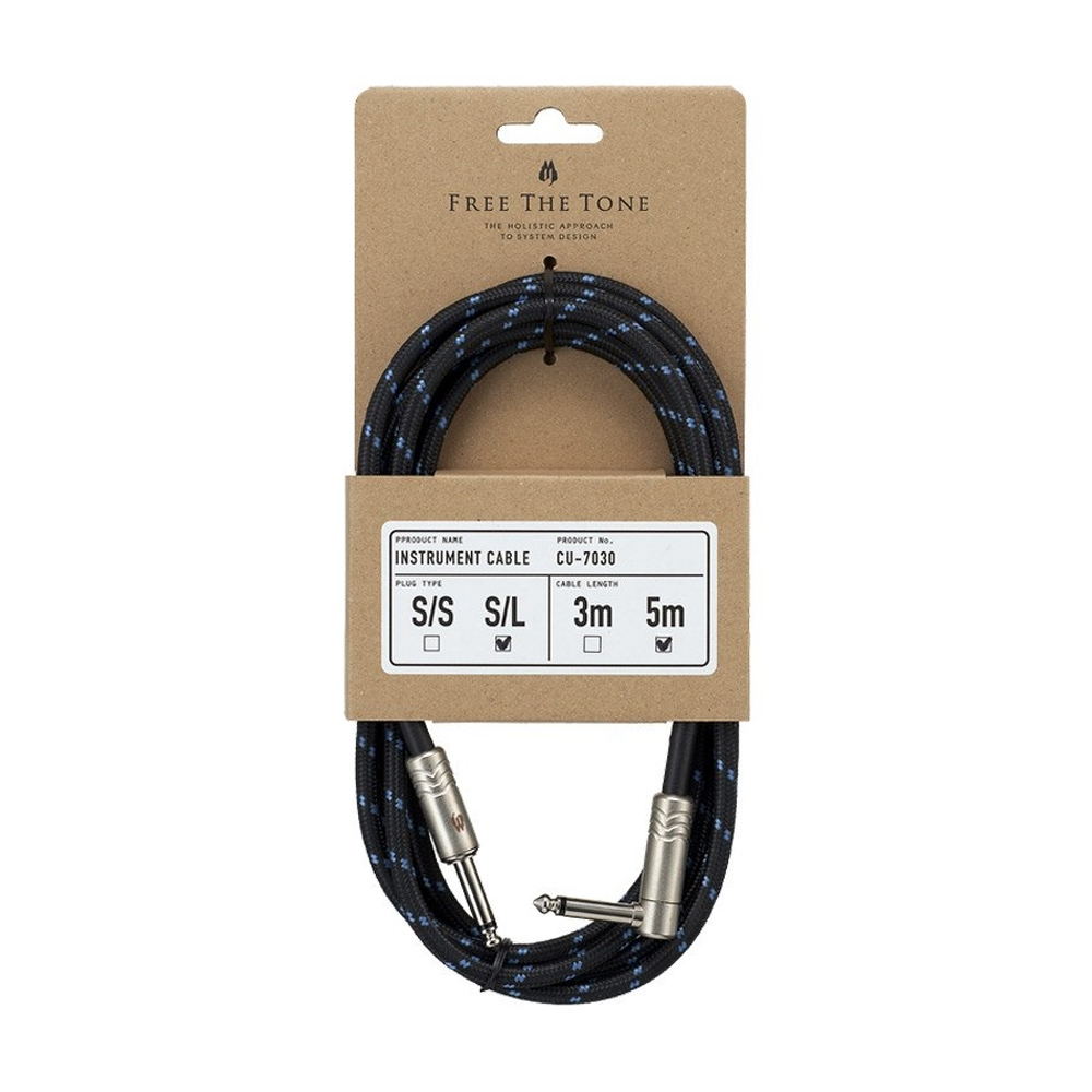 FREE THE TONE CU-7030 S/L 樂器編織導線 5米【敦煌樂器】, , large