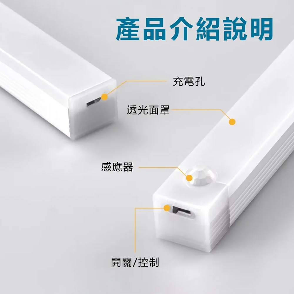 EDSDS EDS-G3020 Rechargeable Human Body Sensor Lamp Infinite Dimming Magnetic No Wiring, , large
