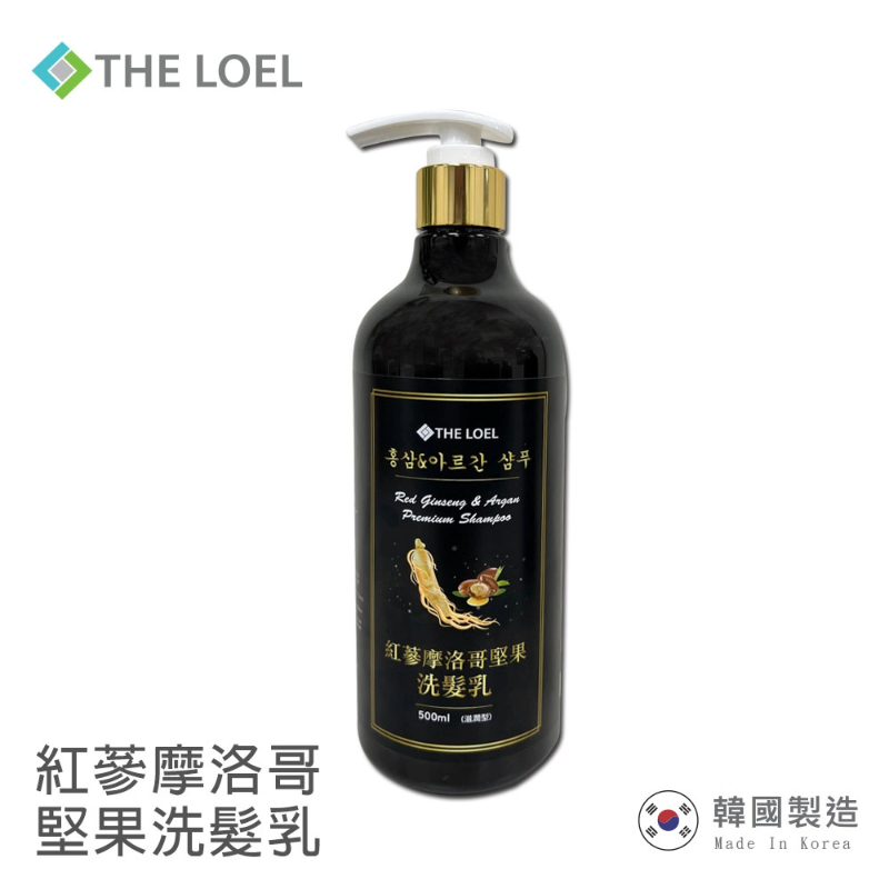 THE LOEL Red Ginseng & Argan Premium Shampoo 500ml, , large