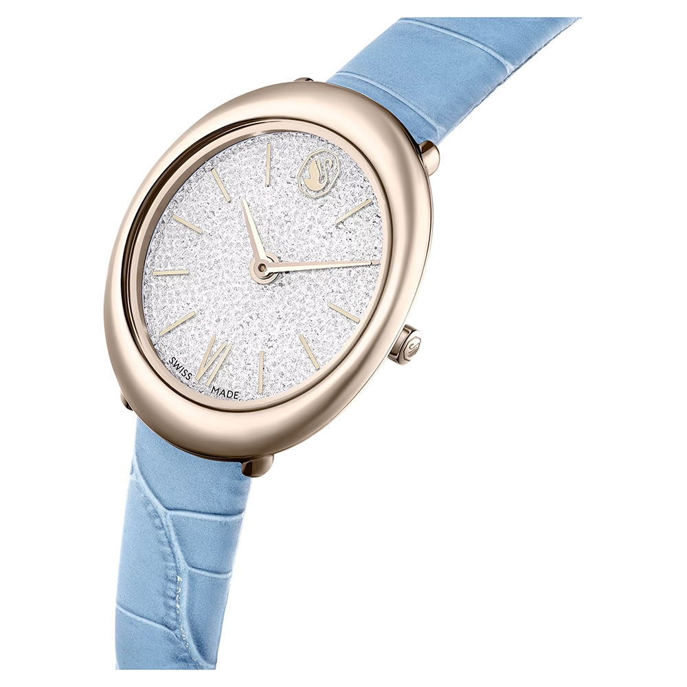 SWAROVSKI 施華洛世奇 Imber 璀璨水晶橢圓形手錶 女錶-37 x 30mm(5717539), , large