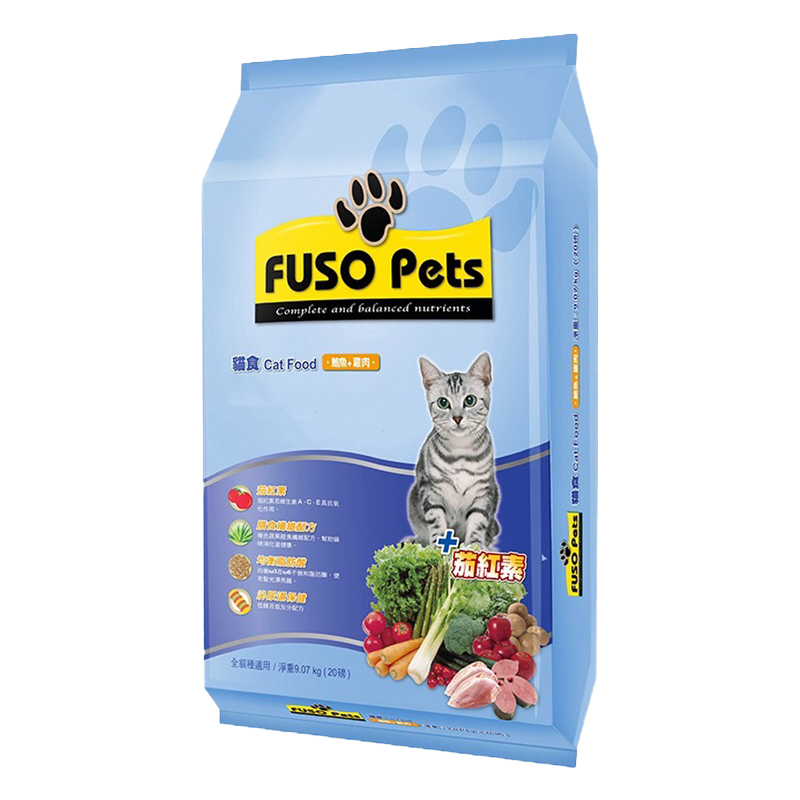 【福壽】FUSO Pets福壽貓食-鮪魚+雞肉口味 20磅（9.07kg）, , large