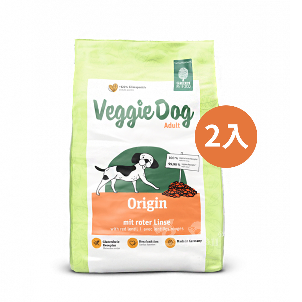 【倆寶貝精品館】Green Petfood德國綠自然 機能素食紅扁豆 無穀低敏成犬飼料900g, , large