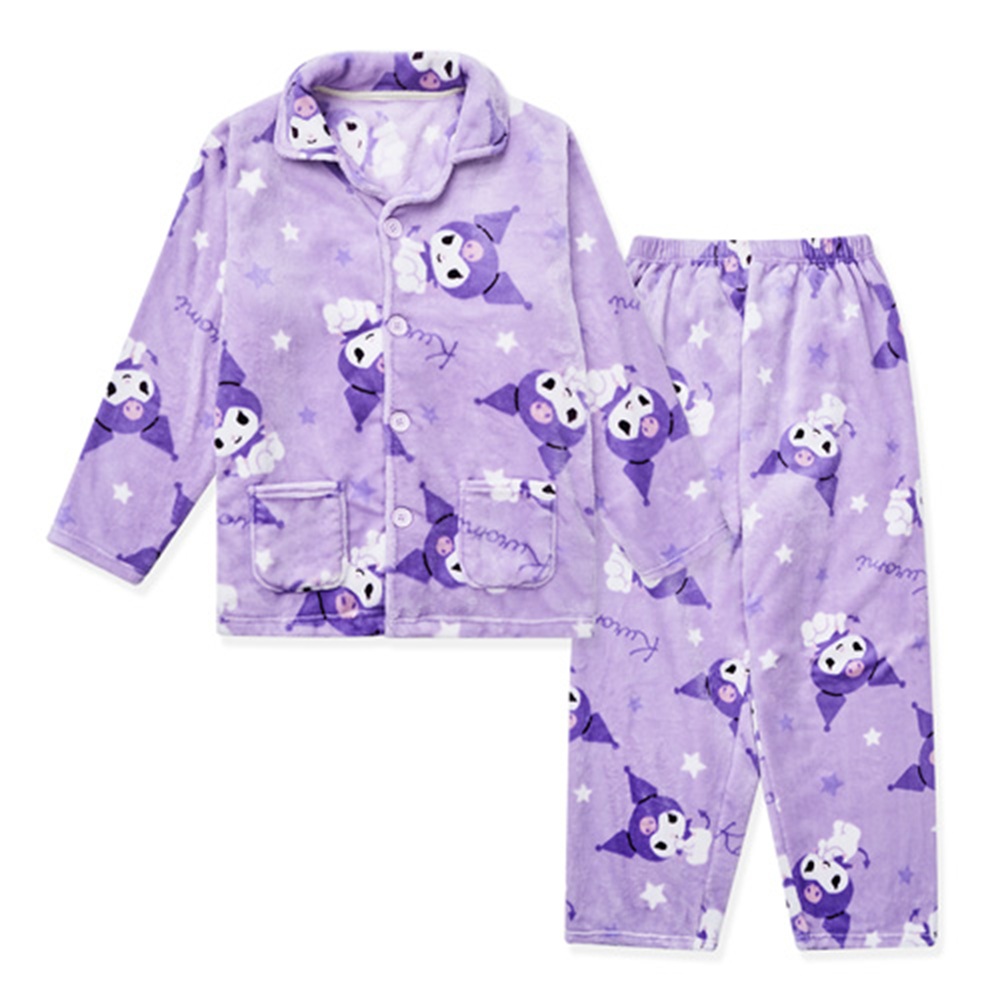 三麗鷗 酷洛米珊瑚絨睡衣【旺達棉品】 KU-NB01, , large