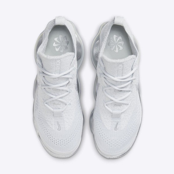 Kixpress-Nike W Air Max Scorpion FK 女 休閒鞋 運動 全腳掌氣墊 針織 白銀 [DJ4702-003], , large