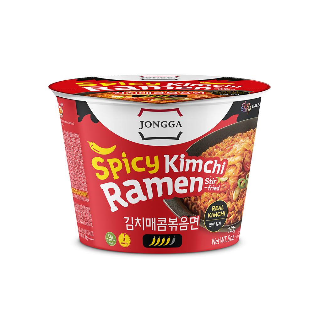 Jongga Spicy Kimchi Ramen, , large