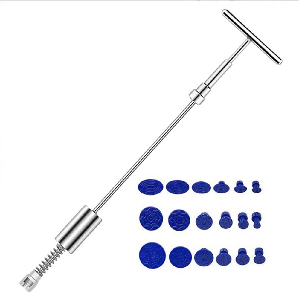 Automotive repair kit with T-shaped tie rod and 18mm blue film., , large