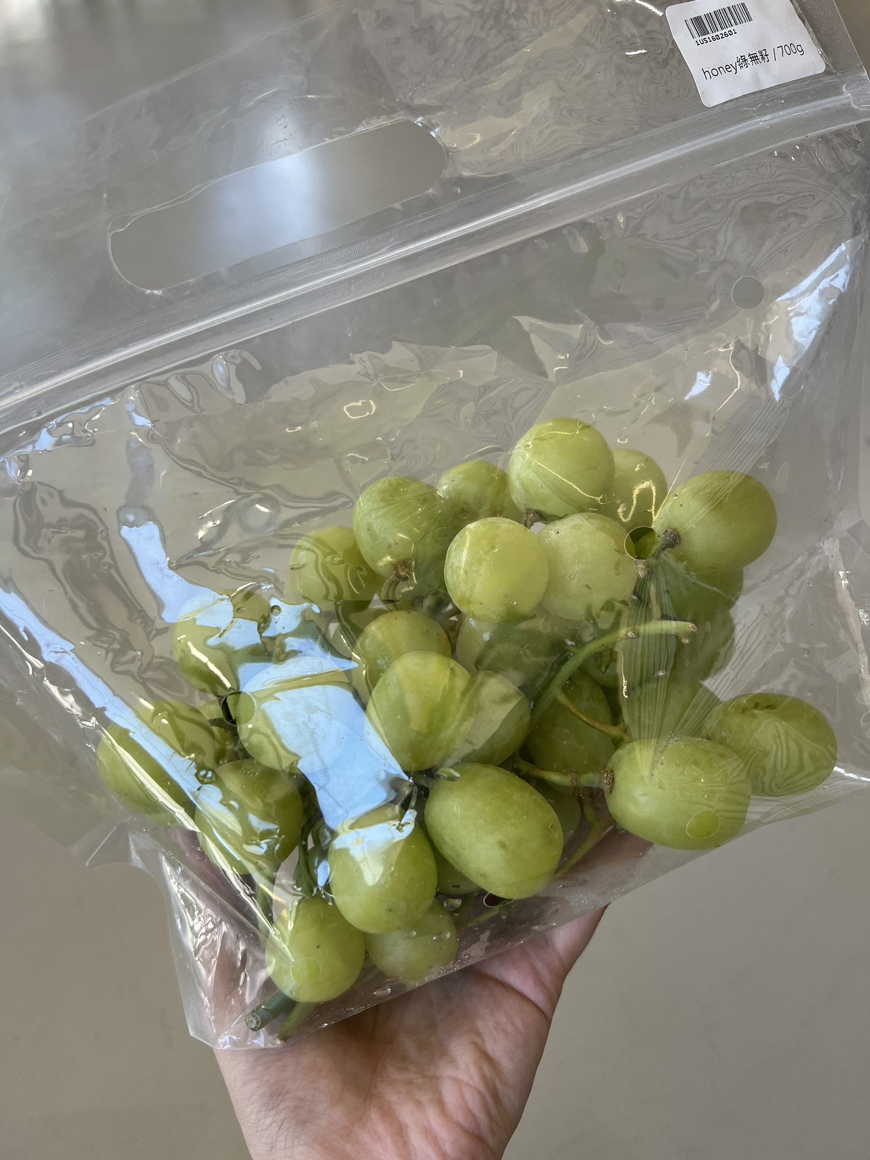 [芯鮮果]加州( 綠無籽葡萄 ), , large