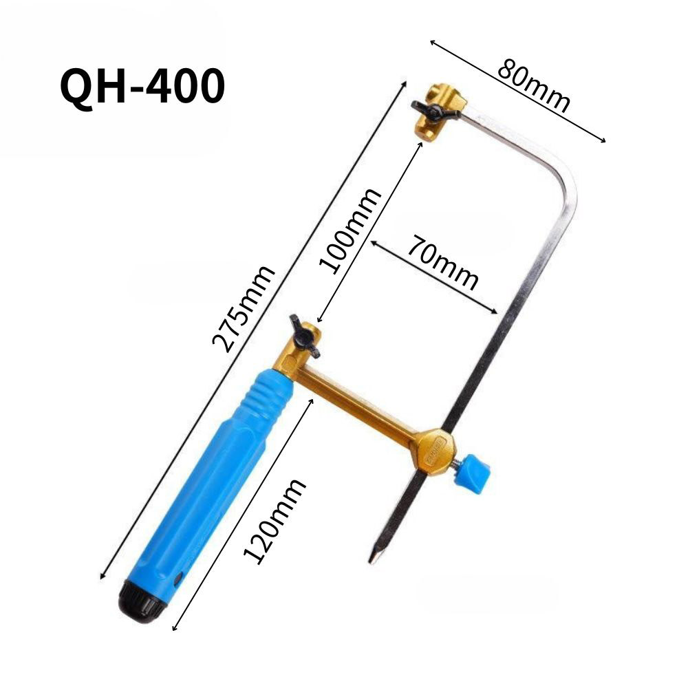 Mini woodworking lace saw - 400mm bow (saw blade not included), , large