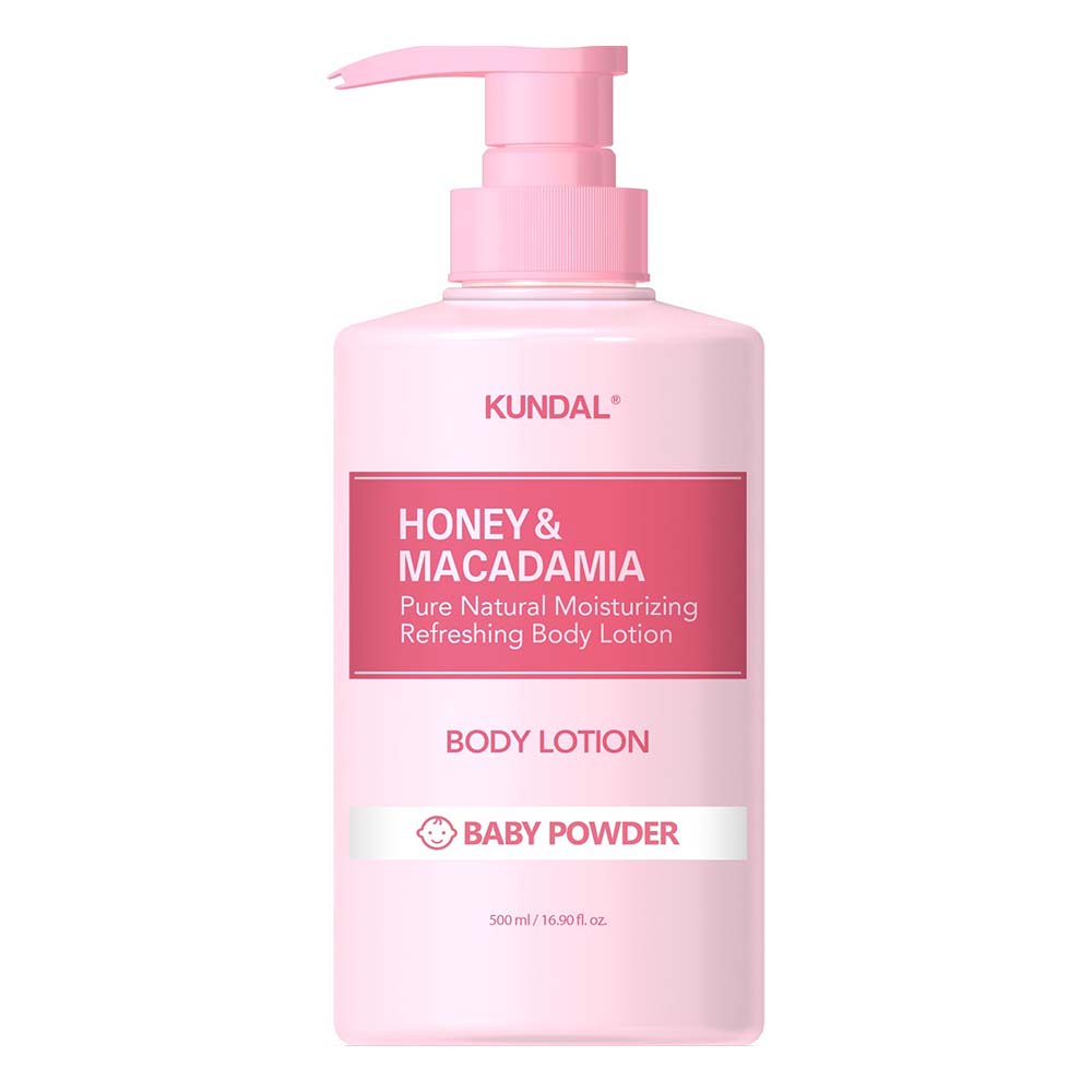 [巨林生化科技]【KUNDAL昆黛爾】蜂蜜澳洲堅果保濕潤膚乳500ml (爽身粉香), , large