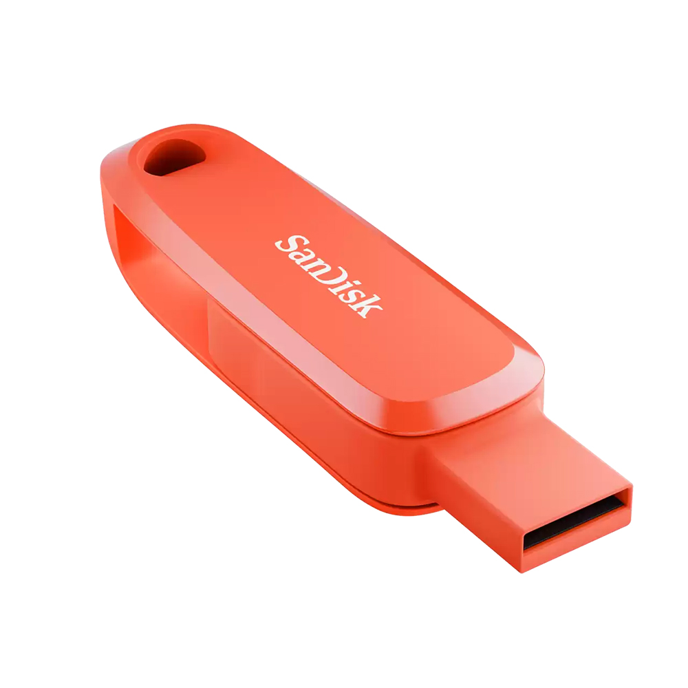 【SanDisk】Phone Drive DDC6 橘色 256G TYPE-C USB 3.2 雙用 OTG 旋轉隨身碟 讀取速度 100MB/s, , large