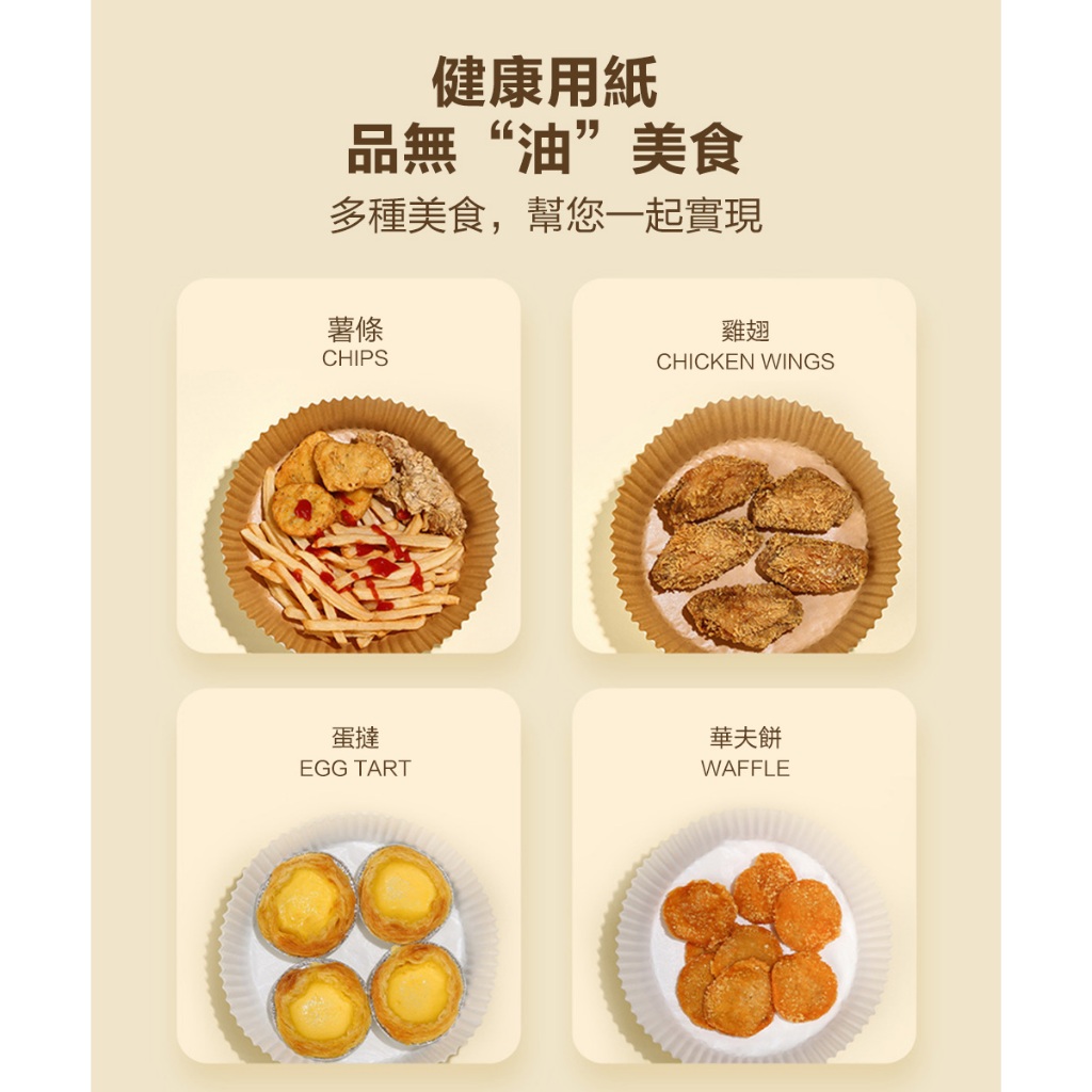 【Glolux 北美品牌】 3包烘培紙  150張 食品級耐高溫吸油紙 氣炸鍋 氣炸烤箱, , large