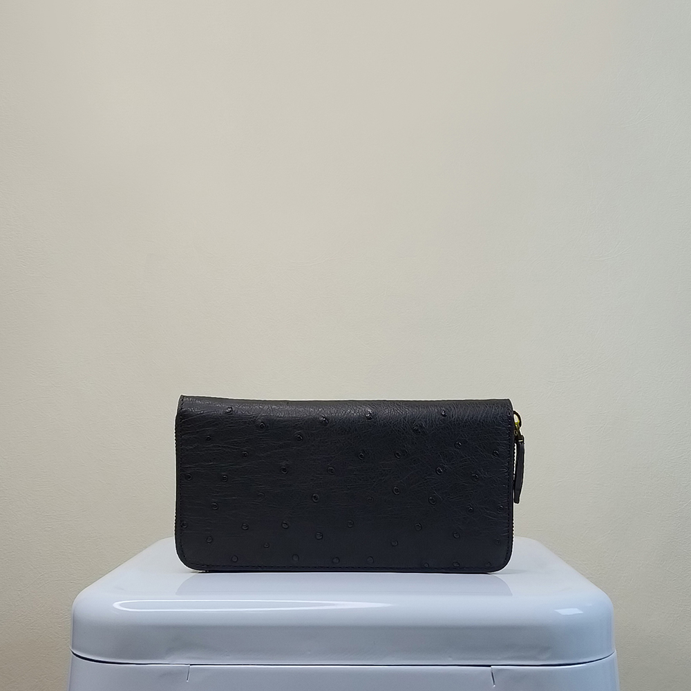 【M2nd】 Ostrich  Zip-around Wallet