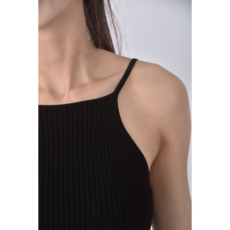 (S) 【安于晴Charlene私服】chloe chen質感吊帶黑色洋裝二手衣, , large