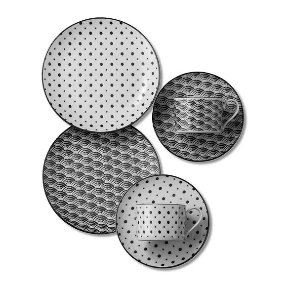 komon Morning Cup and Saucer Set (6 pieces), , large