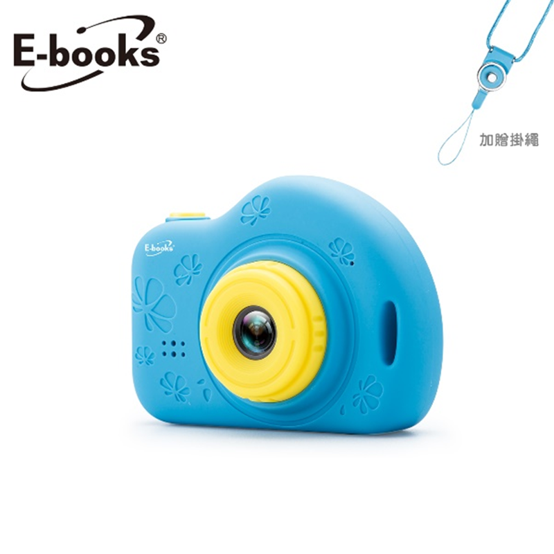 E-books P1 兒童數位相機, 藍色, large