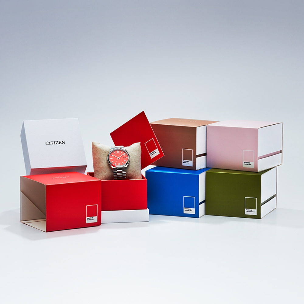 CITIZEN 星辰 X PANTONE Nowstalgia亞洲限定沉穩綠經典機械錶 NJ0158-89Z, , large