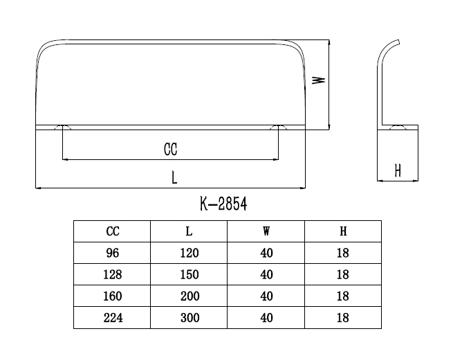 【協進五金】L型鋁把手 金拉絲, , large
