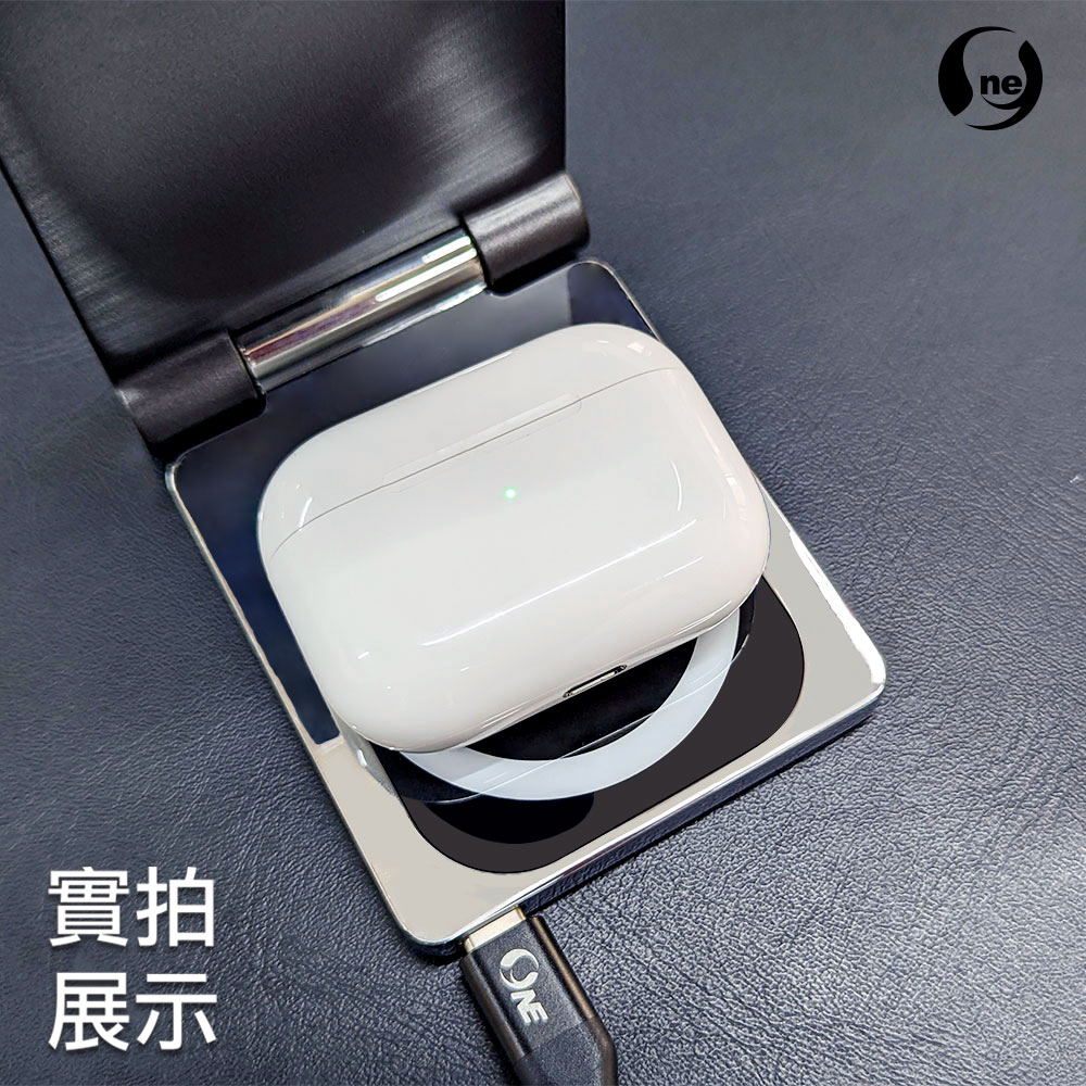[O-ONE] 3-in-1 Magnetic Wireless Charging Dock Precise Magnetic Alignment Strong Hold Dual 15W Fast Charging, , large