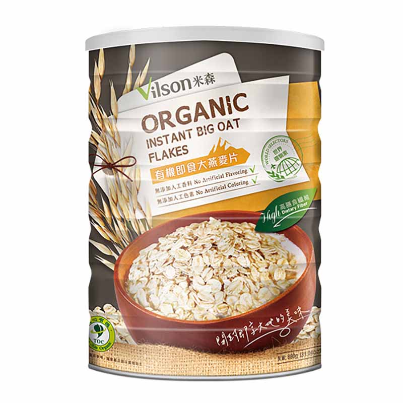 【米森 vilson】Organic Instant Big Oat Flakes (880g) , , large