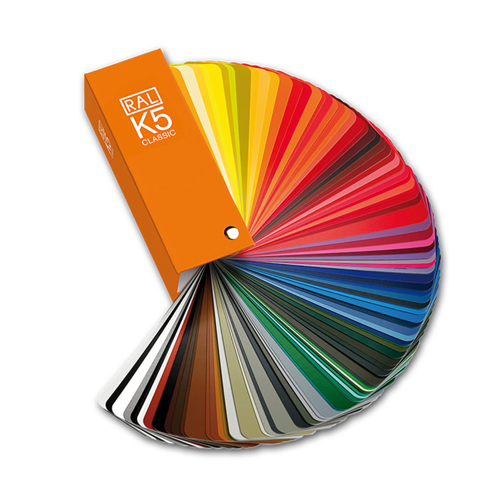 【RAL 勞爾】經典 K系列 色卡 RAL Classic Color K5 /本(半光澤 全光澤 可選擇)  -  全光澤, , large