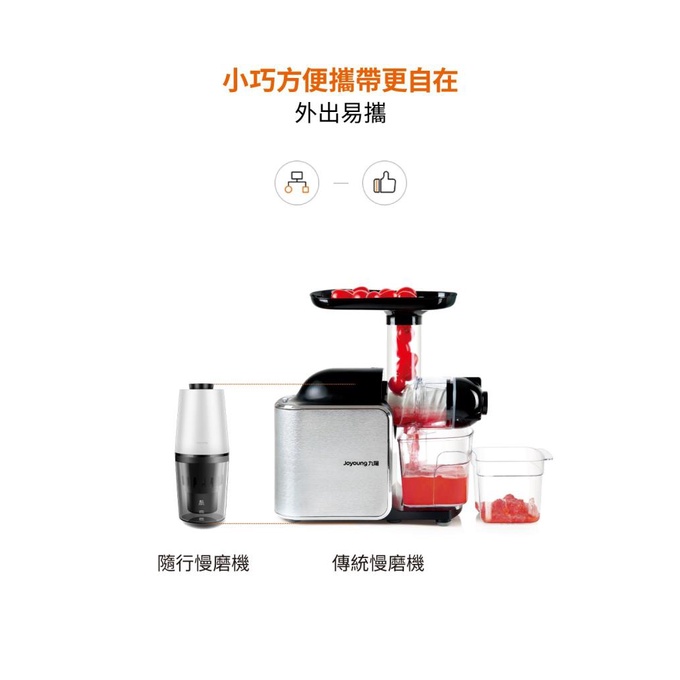 九陽 Z2-SJ2Ｍ 便攜式隨行蔬果慢磨機 _ 公司貨, , large