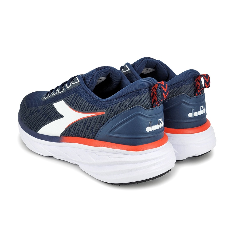 DIADORA迪亞多那 寬楦驅動跑鞋 男運動鞋 男鞋 慢跑鞋 高腳背 寬腳板 透氣 吸震 回彈 緩震 防滑 黑藍 藍白, , large