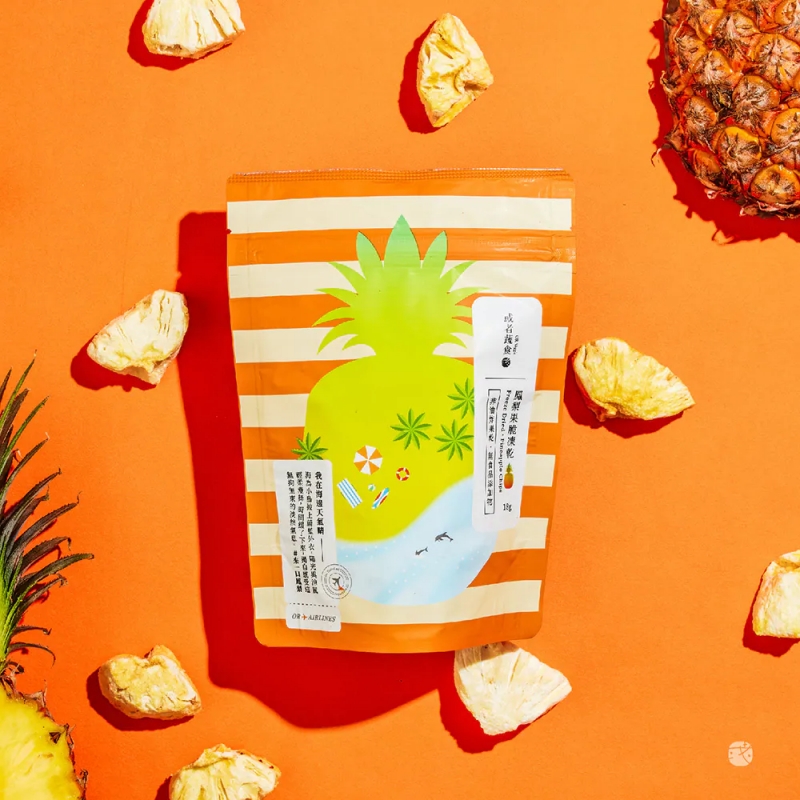 [或者蔬食]鳳梨果脆凍乾, , large