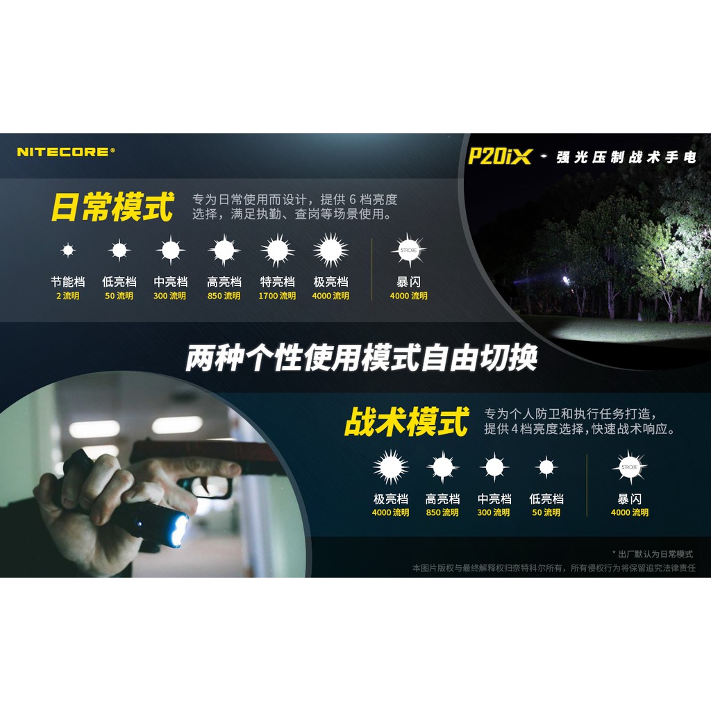NITECORE P20iX Tactical flashlight, , large