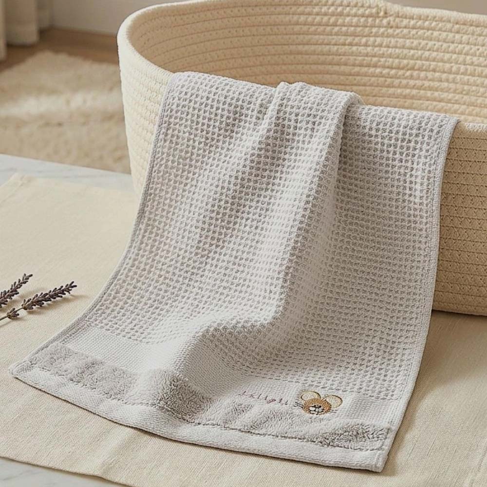 [Kaimei Cotton Industry] 4 in the group, random and excellent pure cotton mesh, skin-friendly adult towel/bath towel/face towel/towel, big-eared rat style, , large