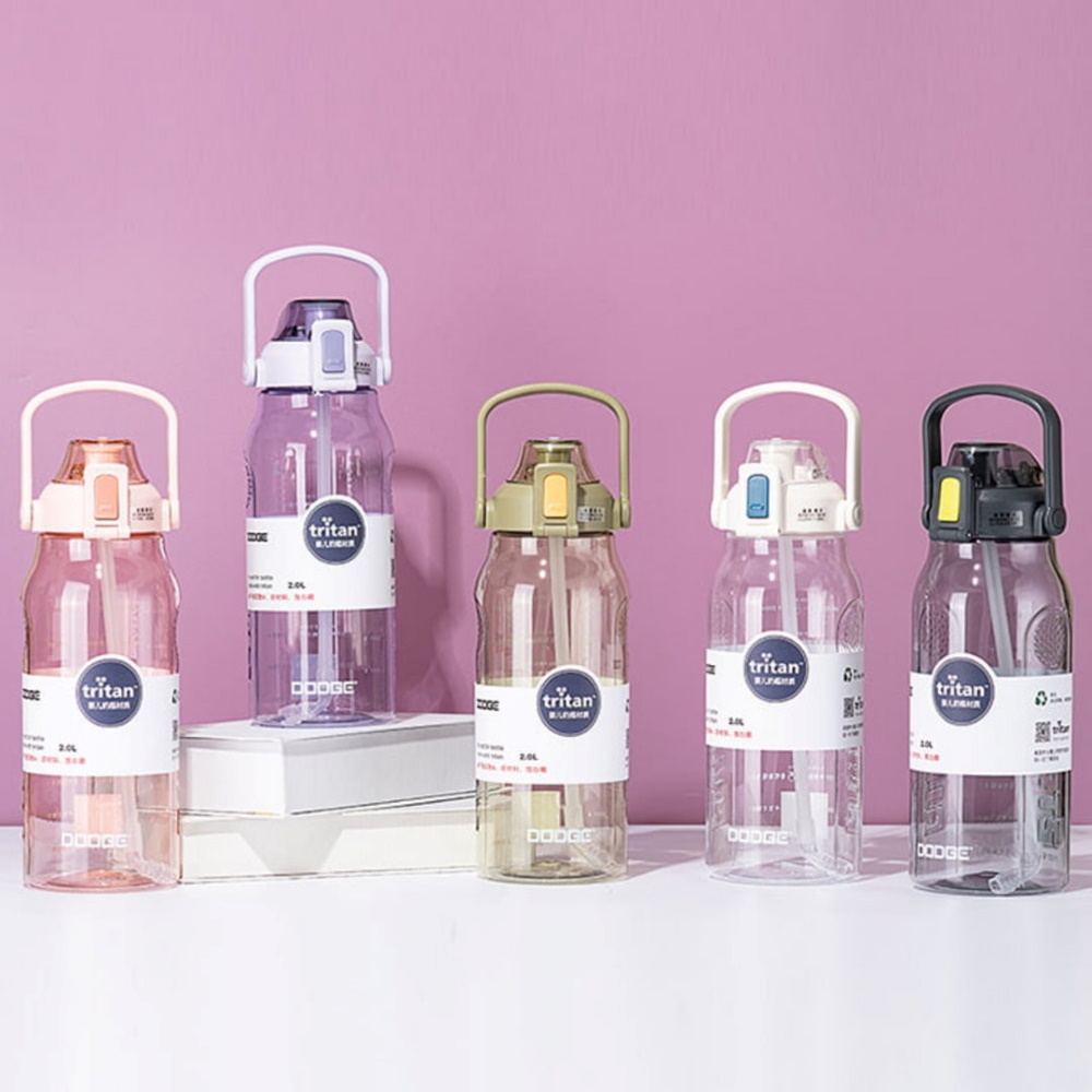 【H&R安室家】Dodge 道奇Tritan大容量彈蓋水壺 運動水壺1500ml(H30), , large