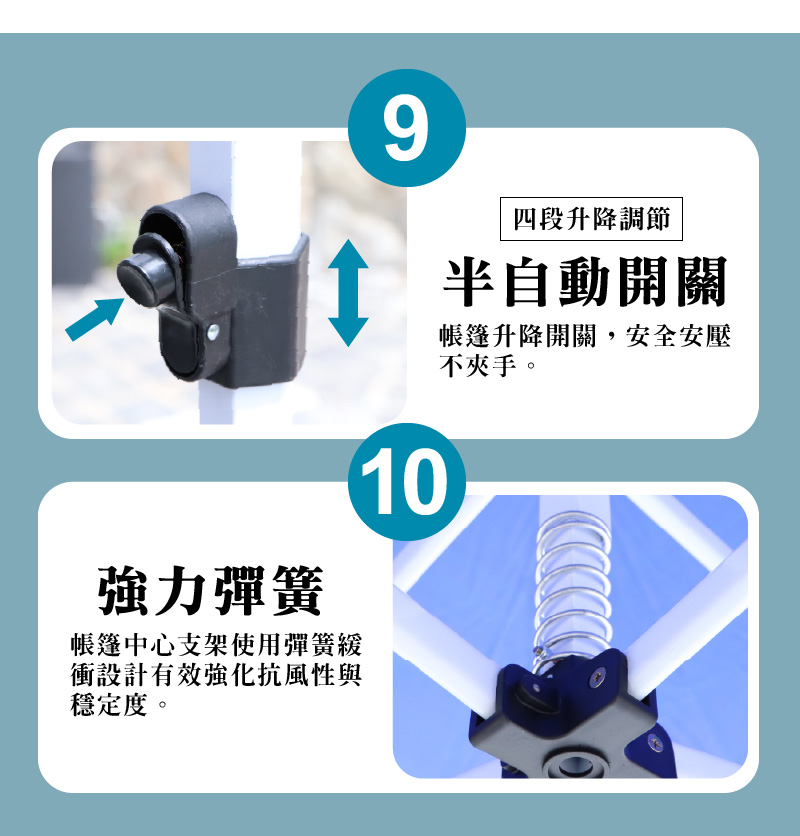 【LOGIS】2米米色升級粗骨架快速帳篷 抗風遮陽棚 停車篷 遮陽帳【Z-ME2】, , large