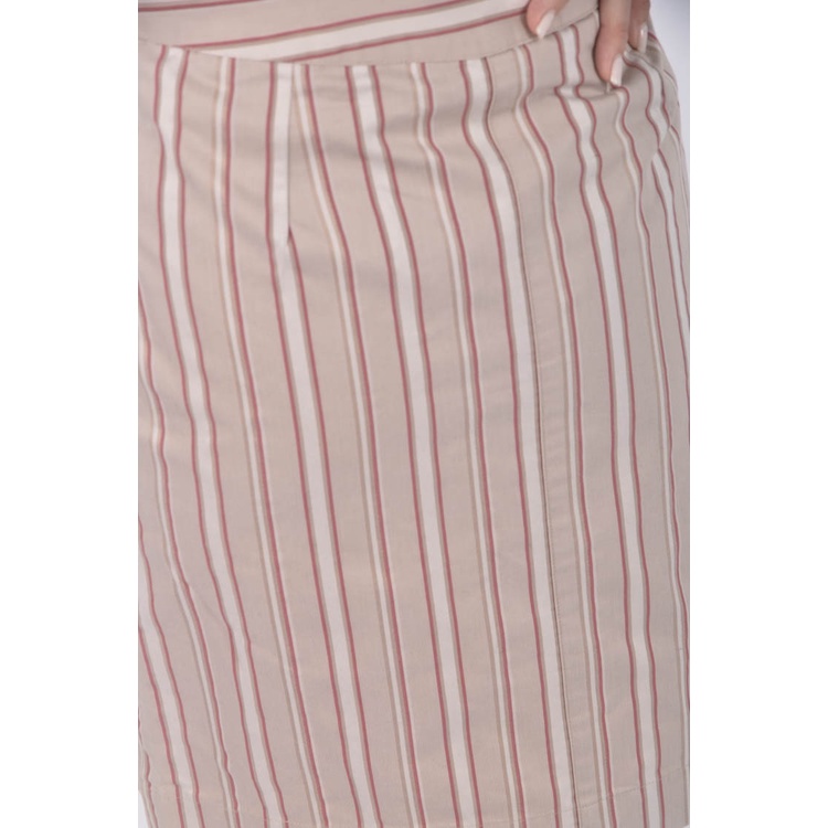 (M) netcity條紋杏色長裙二手衣, , large