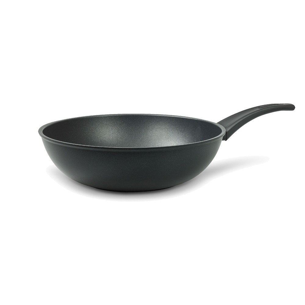 [Flonal] Italian original imported Dura IH non-stick wok 32cm (free pot lid) , , large