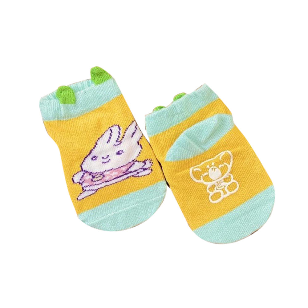 [Kaimei Cotton] MIT Made in Taiwan pure cotton comfortable baby socks (9-11cm) - comfortable and thin, multiple styles - 10 pairs set, , large