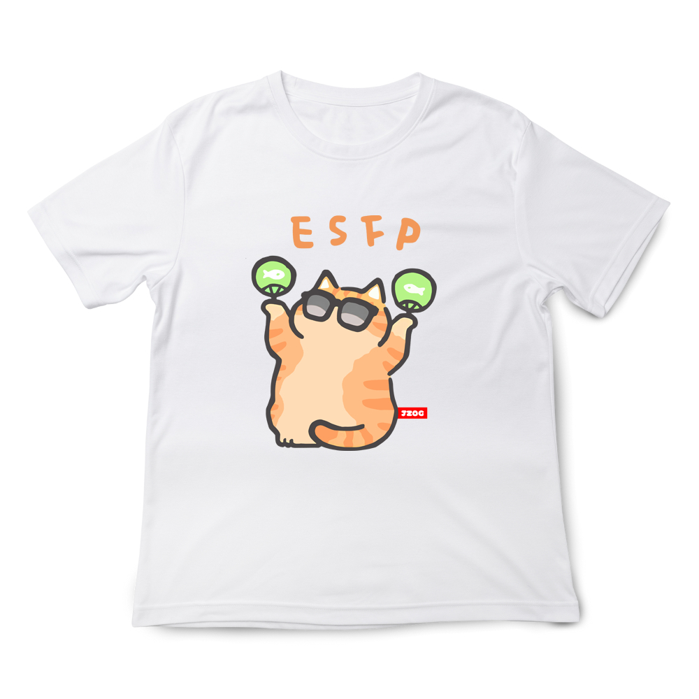 JZ TEE MBTI Cat ESFP-Performer Graphic Tee, , large