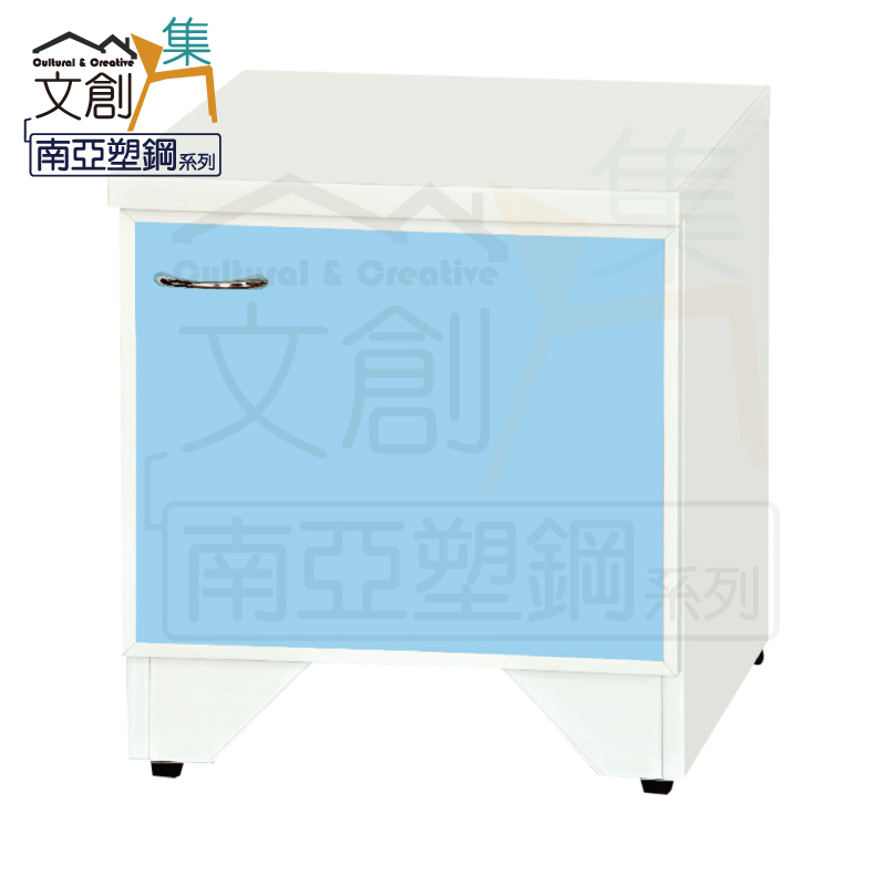 【文創集】雷夫 環保1.3尺南亞塑鋼單門座鞋櫃(客約商品), , large