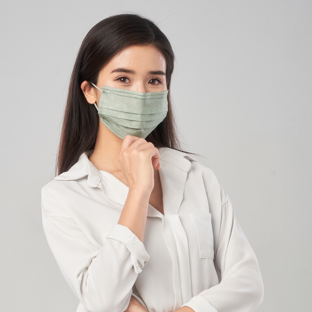 【DRX達特世】醫用平面口罩-滿版系列-ULTRA 柔漾粉/成人40入, ULTRA 柔漾粉,成人L(40入), large