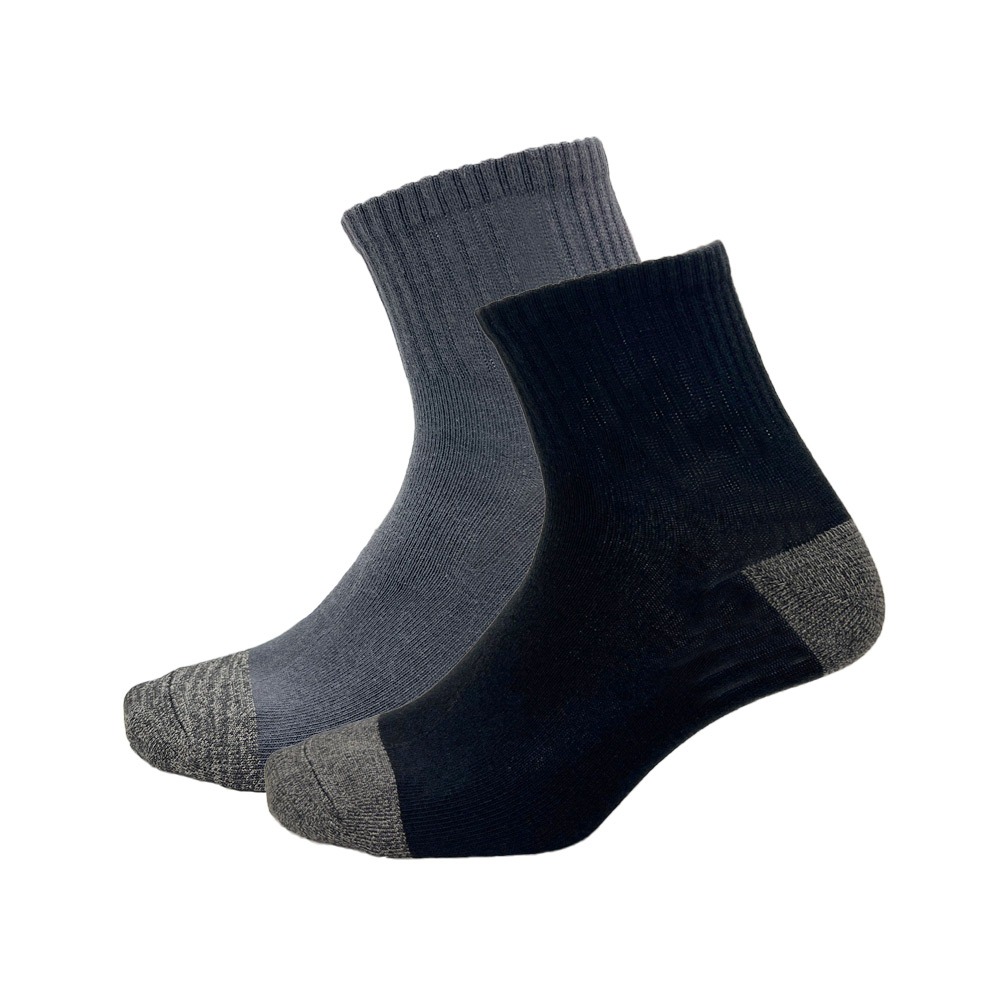 【BVD】銀纖維1/2男襪4入<黑>B566 襪子 短襪 抑菌除臭襪, , large