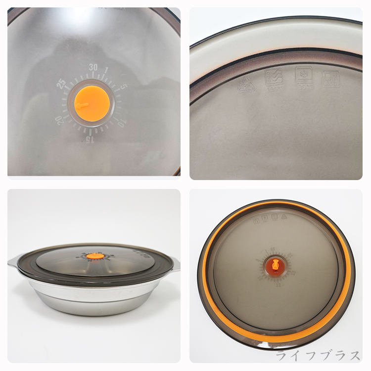 LINOX三格密封304不鏽鋼餐盤-19.5cm-小-2入, , large