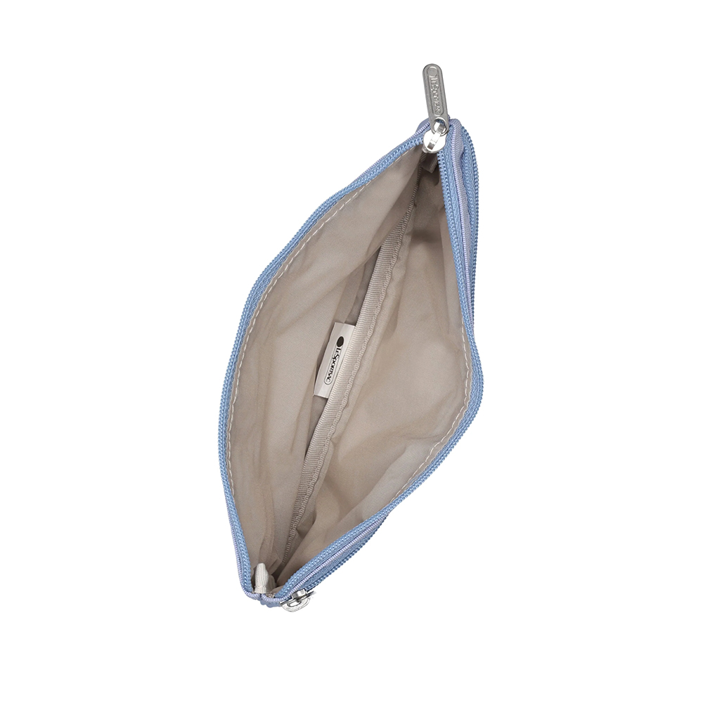Lesportsac 三層拉鍊化妝包 收納包 送禮 禮物 女包 情人節禮物(雲霧藍)L252-7158PB-RA18, , large