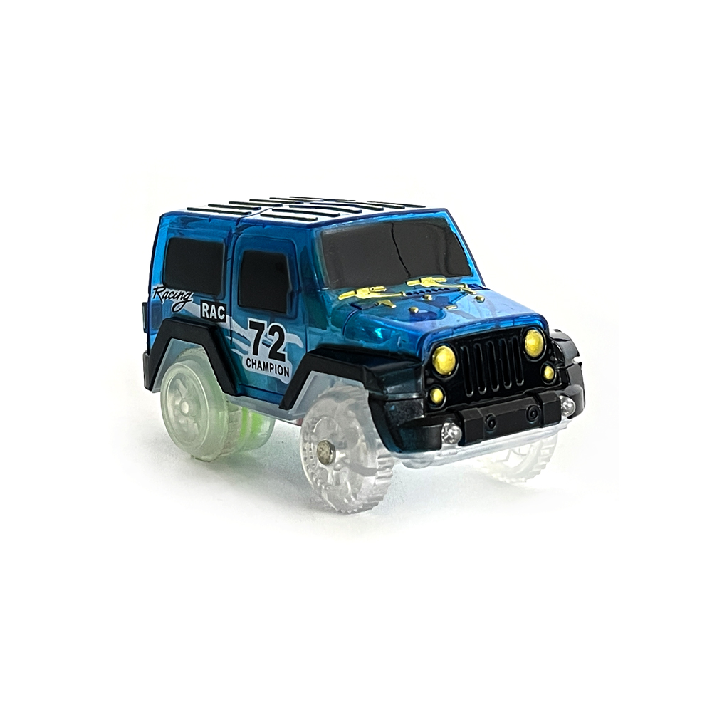 6cm電動軌道車補充包 (車子1台 56pcs) 顏色隨機, , large