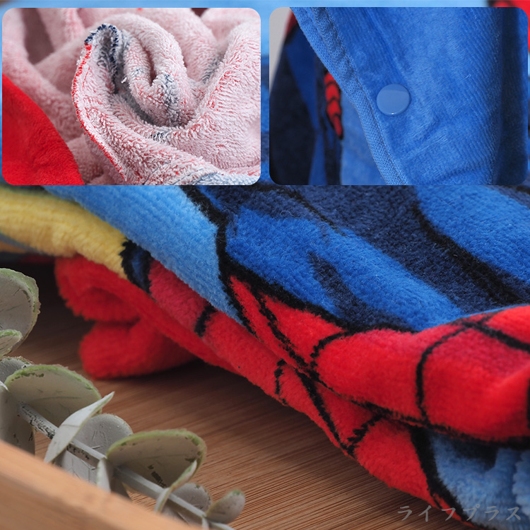 蜘蛛人系列連帽浴巾-2條, , large