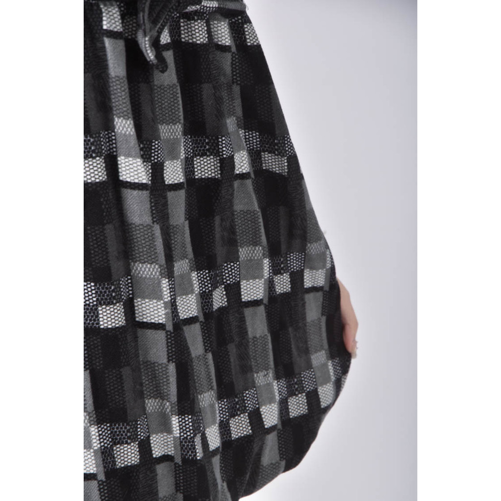 (XS（含）以下) h s popular dress格紋灰色洋裝二手衣, , large