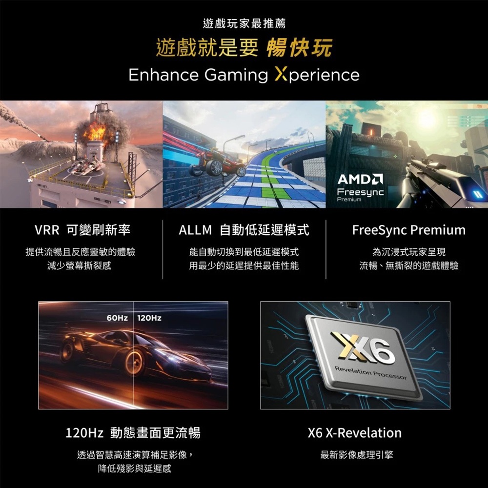 SHARP 夏普 65型 AQUOS LED 4K GoogleTV聯網液晶顯示器 4T-C65GU8500X, , large