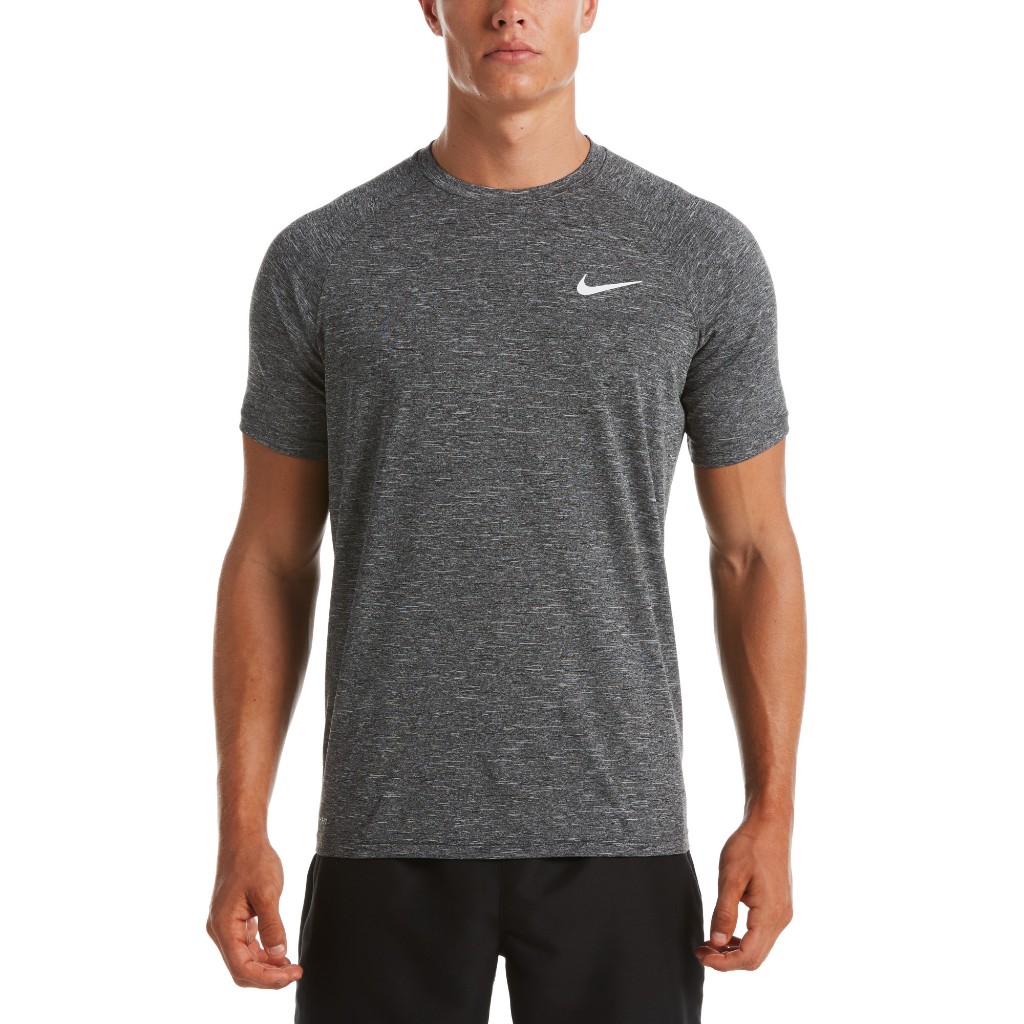 [秉宸] NIKE Heather 成人男機能防曬T恤 運動上衣 抗UV UPF 40+ DRI-FIT NESSA589, , large