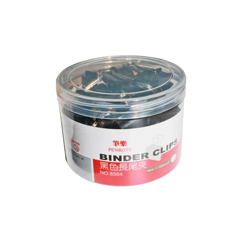 8564 Black Binder Clips &ndash; #4