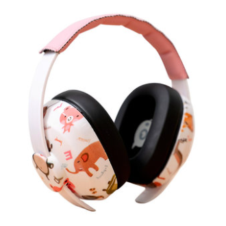  [JunYu Advanced] BAMiNi  Safe baby noise-proof earmuffs for children - Animal Pink, , large